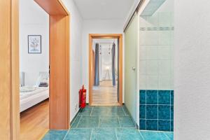 Ένα ή περισσότερα κρεβάτια σε δωμάτιο στο Nice Apartment with Balcony