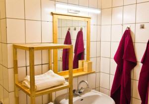 Koupelna v ubytování Ara Monteurszimmer
