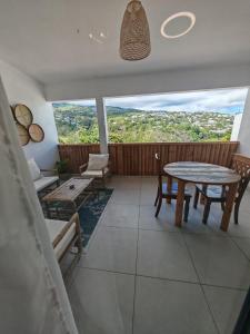 Balkón nebo terasa v ubytování Cocon Nature Réunion