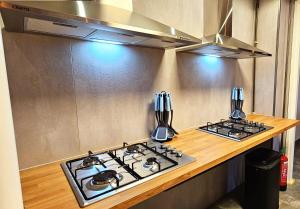 Η κουζίνα ή μικρή κουζίνα στο Hotel Eckhardt