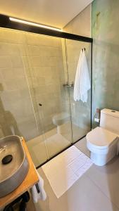 Koupelna v ubytování Casa na Pedra Caixa D'aço Porto Belo