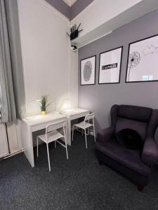 Posezení v ubytování GIRLS Dorm Apartment