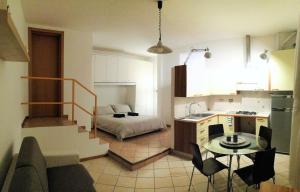 A kitchen or kitchenette at Bolognina Apartments