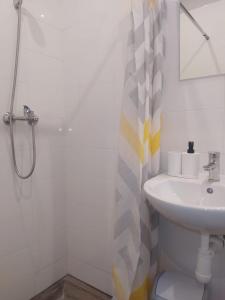 RVR Smart Apartments Riga with Free Parking and Self Check-in的一间浴室