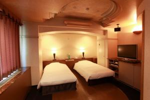 TV a/nebo společenská místnost v ubytování Hotel In Kyoto Sasarindou