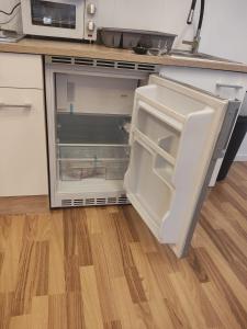 Kuchyň nebo kuchyňský kout v ubytování Pension DonauBlick Grein 2 in Stifterstrasse 19A