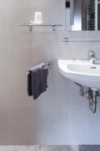Koupelna v ubytování B&B Öboluckna