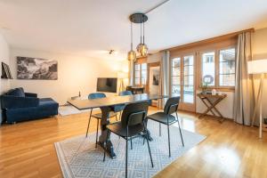 Posezení v ubytování Wohnung Homely - Nähe Grindelwald Terminal