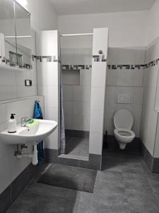 Koupelna v ubytování Apartmán Libuše