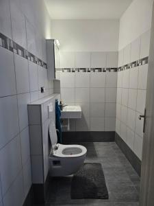 Koupelna v ubytování Apartmán Libuše