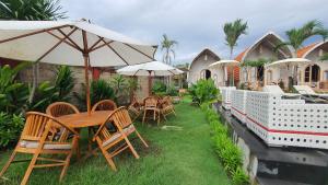 En hage utenfor Daghan Cottage Nusa Penida