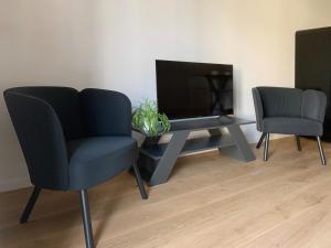 TV o dispositivi per l'intrattenimento presso Spazio Perlasca Apt 2 - Cernobbio Como Lake