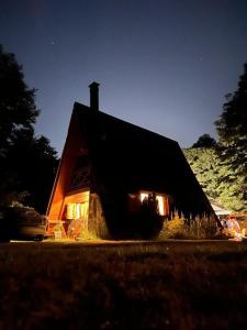 Bygningen som chaletet ligger i