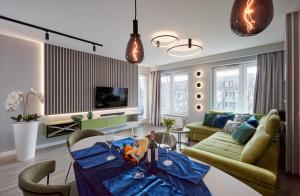 Χώρος καθιστικού στο Nadmorskie Tarasy A 410- Wellness & SPA