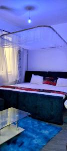 Postel nebo postele na pokoji v ubytování Kanacool studio Apartment