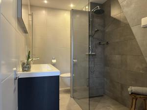 Ένα μπάνιο στο Vakantieappartement Zeebries, dichtbij strand van Dishoek +24 φωτογραφίες