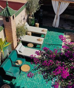 Patio nebo venkovní prostory v ubytování Riad Ksar Al Amal & Spa