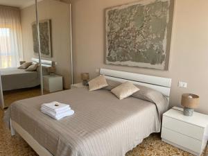 Postel nebo postele na pokoji v ubytování Casa Mirfak