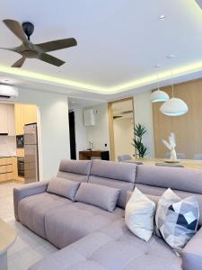Ruang duduk di Zen Vibes Subang
