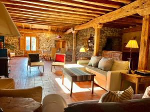 Część wypoczynkowa w obiekcie Casona de Saltus, espectacular casona en Sotosalbos,10min de Segovia