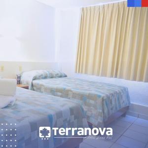 Postel nebo postele na pokoji v ubytování Hotel Terranova + 15 fotografií