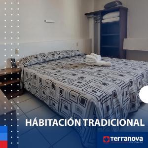Postel nebo postele na pokoji v ubytování Hotel Terranova