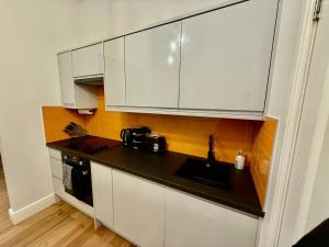 Η κουζίνα ή μικρή κουζίνα στο Amazing Studio Apartment East London +11 φωτογραφίες