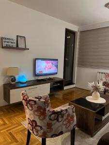Μια τηλεόραση ή/και κέντρο ψυχαγωγίας στο Apartman Manja