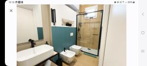 Koupelna v ubytování Bagatela suites and flat, Suite Scorcio Laguna