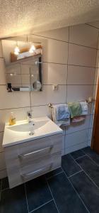 A bathroom at Camping Gasthof Zirknitzer