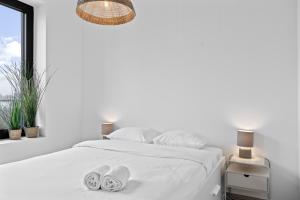 Letto o letti in una camera di New Studio in Belval