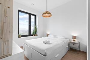 Letto o letti in una camera di New Studio in Belval