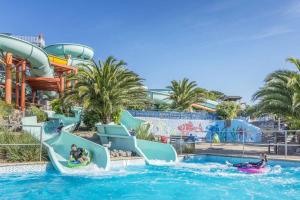 a water slide at a water park at Seaway Garden, Beachside Maisonette with Parking in Paignton