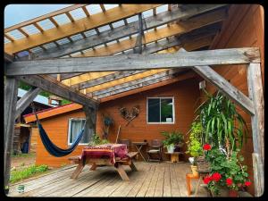 Um jardim no exterior de gite comme un accord