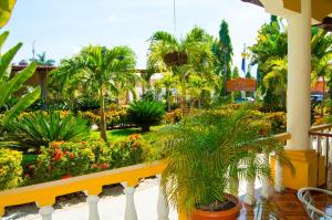 En hage utenfor Hotel Antigua Comayagua