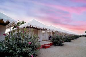 Royal Adventure Jaisalmer Resort外面的花园
