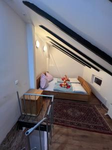 Postel nebo postele na pokoji v ubytování Altstadtnest