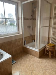 Koupelna v ubytování House in Rostock Gartenstadt