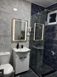 Ένα μπάνιο στο Fenix Apartman III