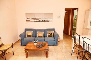 A seating area at Tenuta Saracone