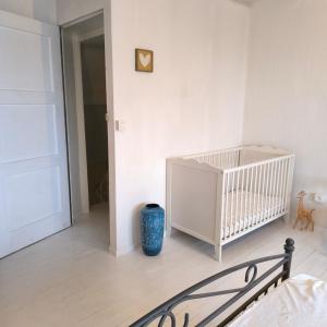 Postel nebo postele na pokoji v ubytování Hoge Weg