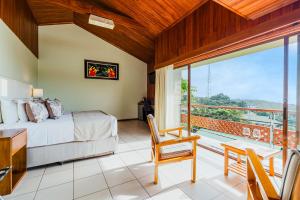 Balkón nebo terasa v ubytování Ficus Sunset Suites