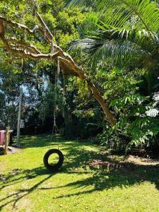Zahrada ubytování Casa Espaçosa com Piscina, Churrasqueira e Área verde em Sambaqui ao Lado da Praia - Floripa