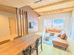 Posezení v ubytování Asuka Resort 富士山中湖