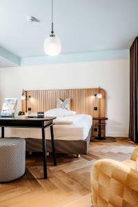Una cama o camas en una habitación de Best Western Plus Hotel Bern