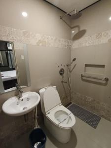 Koupelna v ubytování Hotel Sogo Quirino