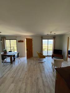 A television and/or entertainment centre at Oasis in the mountain, Quebrada Alvarado, Olmué