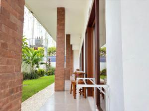 Zahrada ubytování The Jangkar Canggu Guesthouse & Villa