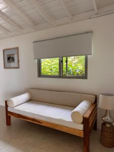 Ένα ή περισσότερα κρεβάτια σε δωμάτιο στο Palm Beach Kamburugamuwa