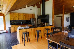 Kuchyň nebo kuchyňský kout v ubytování Catamount Lodging